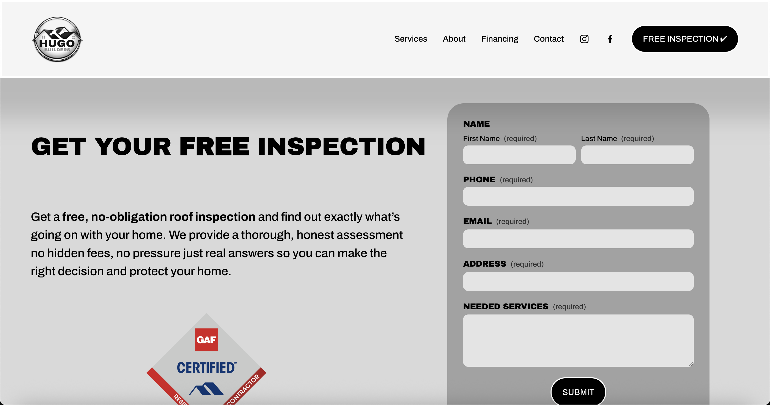 Before — original site